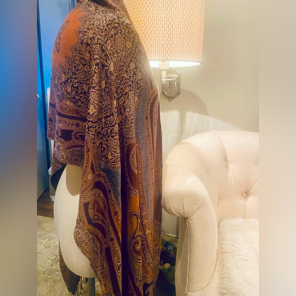 Beautiful long Paisley Scarf/ shawl